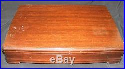 1847 Rogers Ambassador Silverplate Flatware 42pc Set Chest / Box 1900-1940