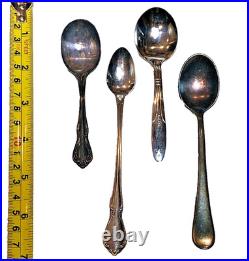1847 Rogers Bros 69 Pc Serving for 8 Floral Pattern Silverplated Flatware Set