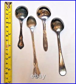 1847 Rogers Bros 69 Pc Serving for 8 Floral Pattern Silverplated Flatware Set