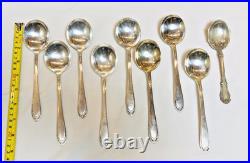 1847 Rogers Bros 69 Pc Serving for 8 Floral Pattern Silverplated Flatware Set