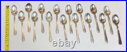 1847 Rogers Bros 69 Pc Serving for 8 Floral Pattern Silverplated Flatware Set