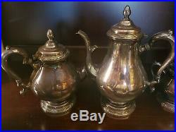 1847 Rogers Bros 6 PC REMEMBRANCE International Silver (IS) Tea Set Silver Plate
