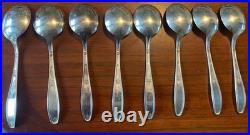 1847 Rogers Bros Ambassador Silver Plate Flatware For 8 + Serving Utensils 58 Ct