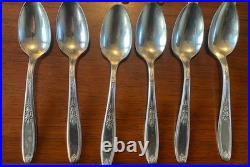 1847 Rogers Bros Ambassador Silver Plate Flatware For 8 + Serving Utensils 58 Ct