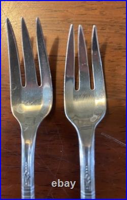 1847 Rogers Bros Ambassador Silver Plate Flatware For 8 + Serving Utensils 58 Ct