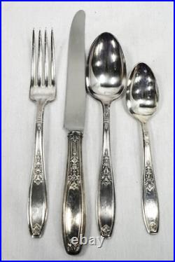 1847 Rogers Bros Ambassador Silver Plate Flatware Set 90pc with Chest