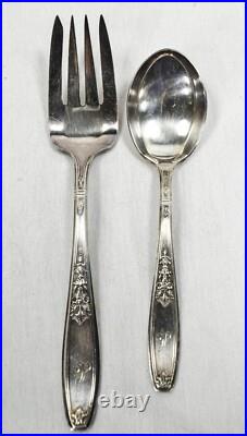 1847 Rogers Bros Ambassador Silver Plate Flatware Set 90pc with Chest