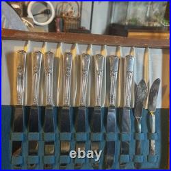 1847 Rogers Bros Ambassador Silver Plate Flatware Set 90pc with Chest