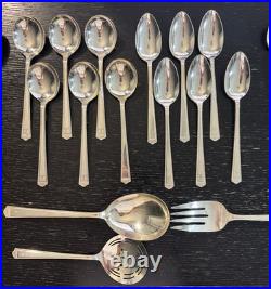 1847 Rogers Bros Ambassador Silverplate Flatware Set 54 Pieces