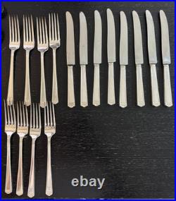 1847 Rogers Bros Ambassador Silverplate Flatware Set 54 Pieces