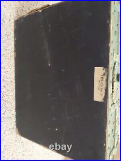 1847 Rogers Bros Ancestral Silver Plate Flatware SET & MOST UNIQUE STORAGE BOX