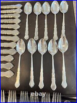 1847 Rogers Bros Centennial Silver plate IS Flatware Set Lot Of 48 Vintage 1972