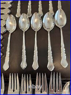 1847 Rogers Bros Centennial Silver plate IS Flatware Set Lot Of 48 Vintage 1972