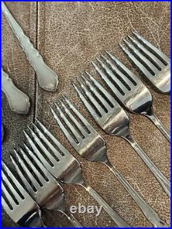 1847 Rogers Bros Centennial Silver plate IS Flatware Set Lot Of 48 Vintage 1972