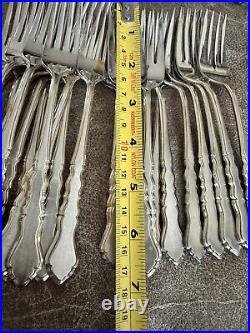 1847 Rogers Bros Centennial Silver plate IS Flatware Set Lot Of 48 Vintage 1972