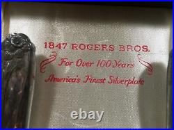 1847 Rogers Bros DAFFODIL Silverplate Silverware Set Of 52 Pieces
