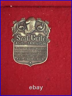 1847 Rogers Bros Daffodil Flatware Serving Pcs & Place Settings, 64 Pieces