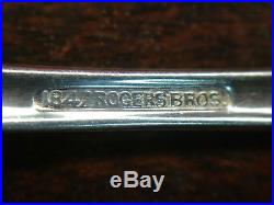 1847 Rogers Bros. Daffodil Pattern Extra Large (91 Pc.) Silver Plated Flatware