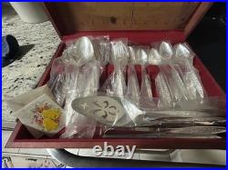 1847 Rogers Bros ESPERANTO International Silver Plate Silverware Lot Of 38