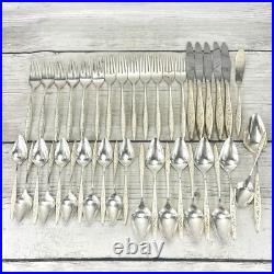 1847 Rogers Bros ESPERANTO International Silver Plate Silverware Set of 40