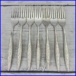 1847 Rogers Bros ESPERANTO International Silver Plate Silverware Set of 40