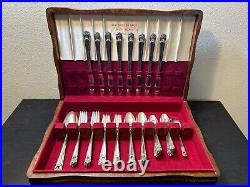 1847 Rogers Bros Eternally Yours Silver Plate Silverware Boxed set 50 pc