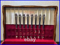 1847 Rogers Bros Eternally Yours Silver Plate Silverware Boxed set 50 pc