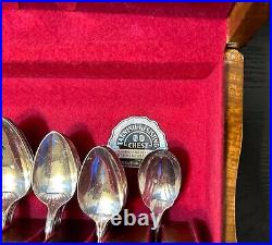 1847 Rogers Bros Eternally Yours Silver Plate Silverware Boxed set 50 pc