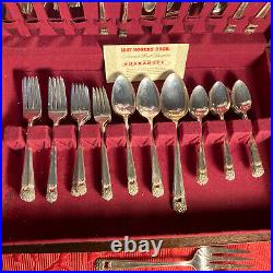 1847 Rogers Bros Eternally Yours Silverplate 58 Pcs. Service for 8 No Monograms