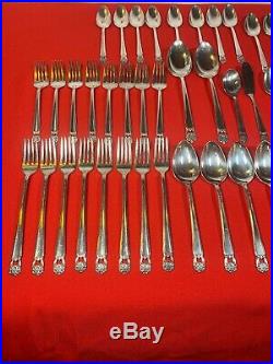 1847 Rogers Bros Eternally Yours Silverplate Flatware Set 52 Pieces