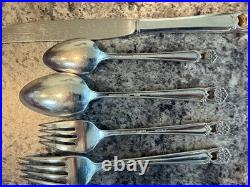 1847 Rogers Bros Eternally Yours Silverplate Flatware Set 59 Pc Service for 8