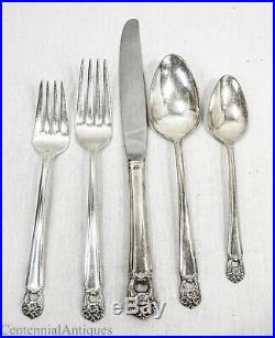 1847 Rogers Bros Eternally Yours Silverplate Set Serv 16 103 pc + Chest