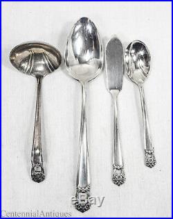 1847 Rogers Bros Eternally Yours Silverplate Set Serv 16 103 pc + Chest