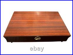 1847 Rogers Bros FIRST LOVE Silverplate Flatware Set 52 Pc Chest Serving Pieces