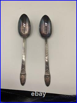 1847 Rogers Bros First Love 51pc Silverplate Flatware Set 100 Years