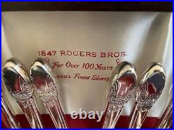 1847 Rogers Bros First Love Flatware 79 pc Service for 12 Original Rogers Chest