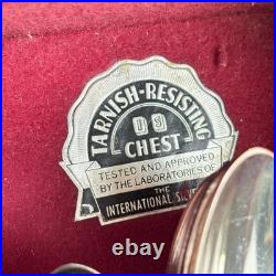 1847 Rogers Bros First Love Silverplate Flatware with Chest