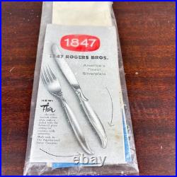 1847 Rogers Bros First Love Silverplate Flatware with Chest