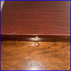 1847 Rogers Bros Flair Silverplate Flatware with Wood Chest serving 12 total 69
