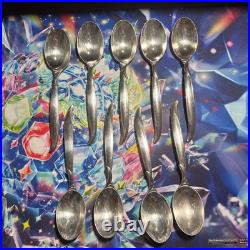 1847 Rogers Bros. Flair Silverplate Stainless Silverware 61 pcs Mid Century