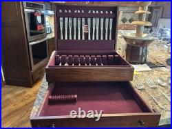 1847 Rogers Bros Golden Centennial 71 Piece Silver Plated Sliverware Set