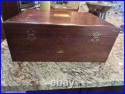 1847 Rogers Bros Golden Centennial 71 Piece Silver Plated Sliverware Set