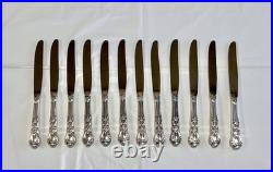 1847 Rogers Bros Grand Heritage Silverplate Flatware 65 Pc. 8 Settings & Case