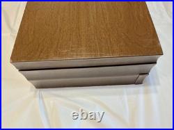 1847 Rogers Bros Grand Heritage Silverplate Flatware 65 Pc. 8 Settings & Case