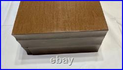 1847 Rogers Bros Grand Heritage Silverplate Flatware 65 Pc. 8 Settings & Case