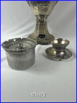1847 Rogers Bros Heraldic Hammered Silverplated Tea Coffe Cup 00212LE? Read
