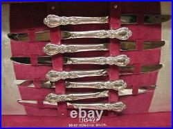 1847 Rogers Bros Heritage Silver Plate Flatware 53pcs svc for 8 withBox