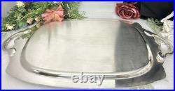 1847 Rogers Bros Heritage Silverplate Waiter Tray 9490 Victorian Serving Tray