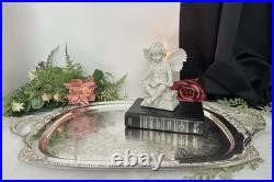 1847 Rogers Bros Heritage Silverplate Waiter Tray 9490 Victorian Serving Tray