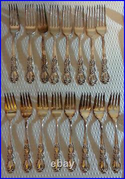 1847 Rogers Bros Heritage Silverware Service for 8 66 pieces Free Shipping